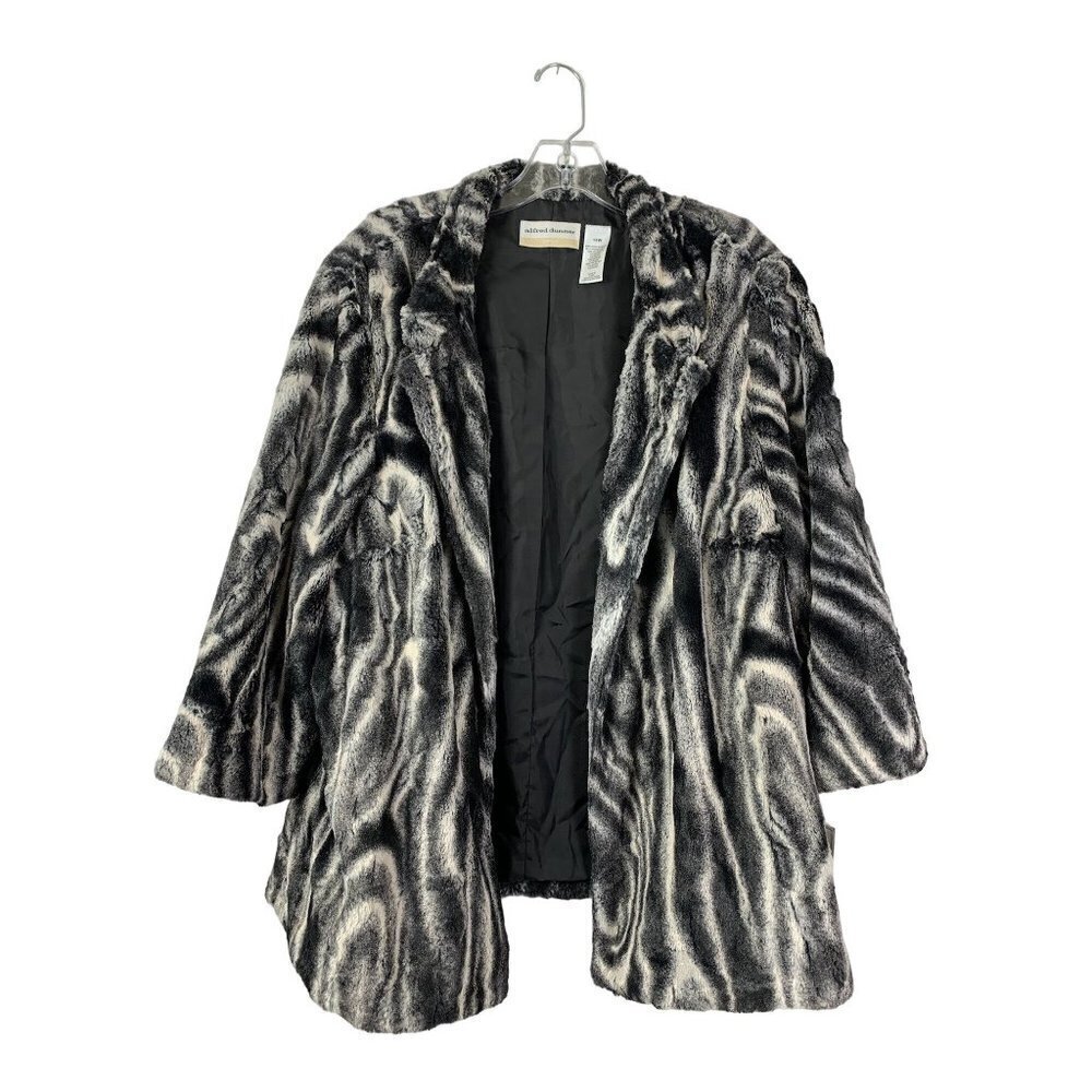 Alfred Dunner Women’s Black Manhattan Skyli Coat